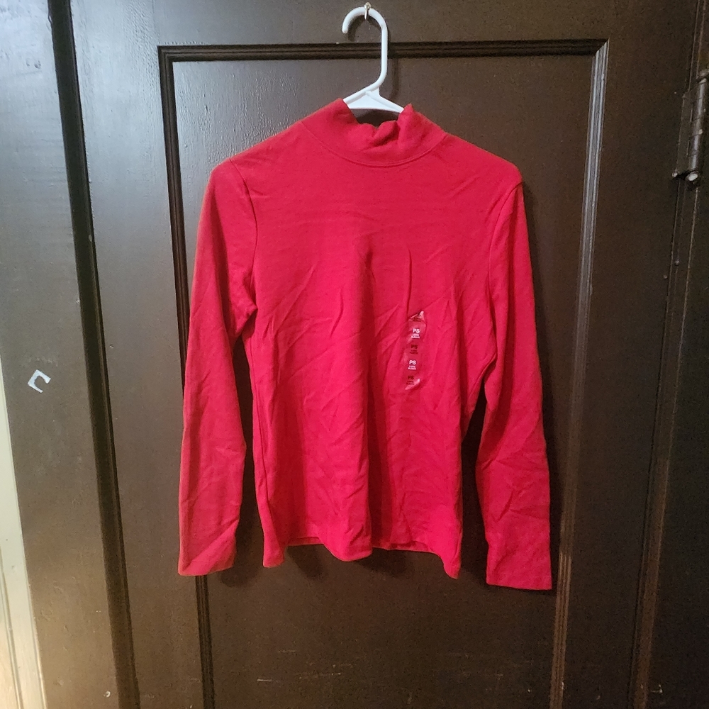 Karen Scott Size PS Red Long Sleeves